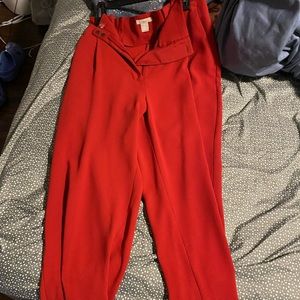 H&M RED pants